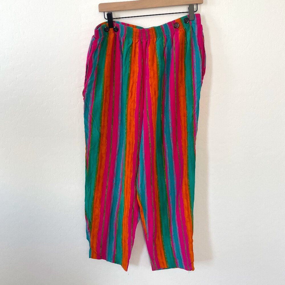 Colorful Striped Women's Pants *Free Gift with Purchase*